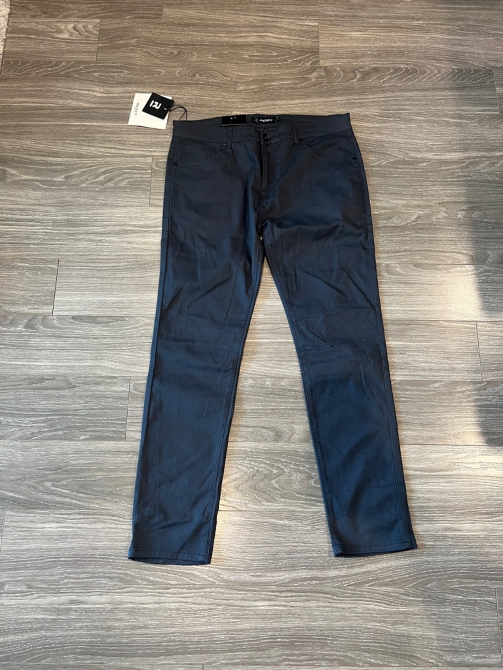 Slim Straight Men’s Jeans in Dark Navy By Reset